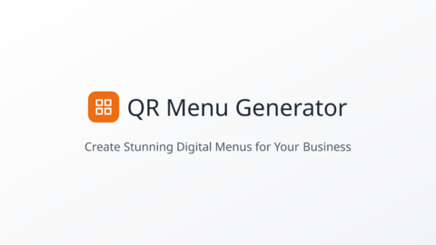 QR Menu Generator