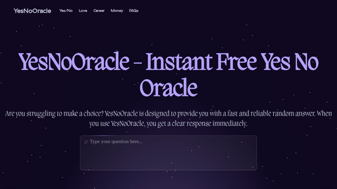 Yes No Oracle