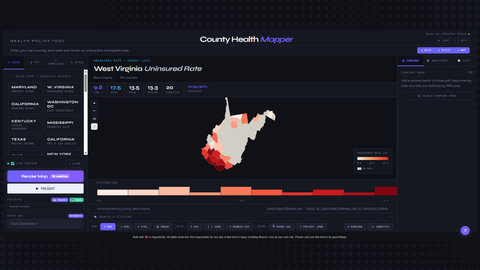 Free Public Health Map Tool