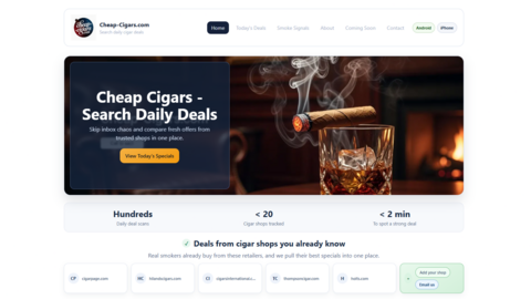 Cheap Cigars App