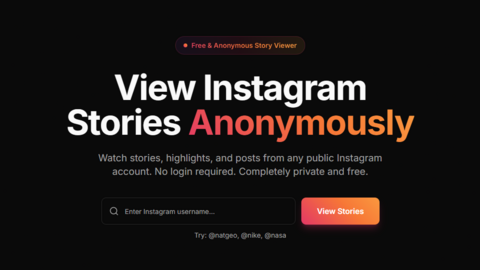 Anon Insta Viewer