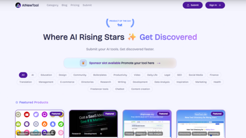 AlNewTool - Al Tool Hub