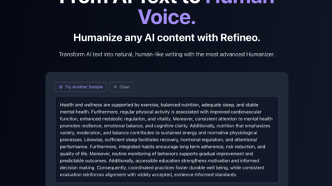 Refineo - AI Humanizer Tool