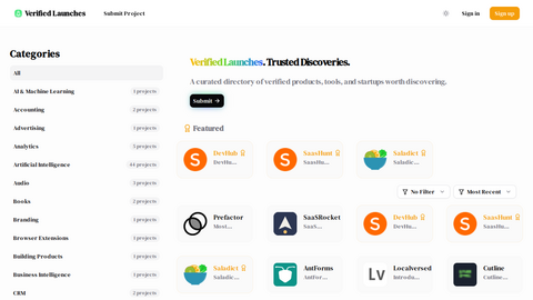 Verified Launches