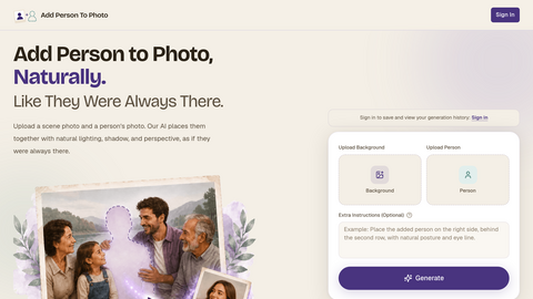 Add Person To Photo