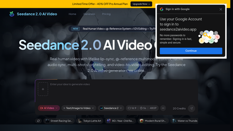 Seedance 2.0 AI Video