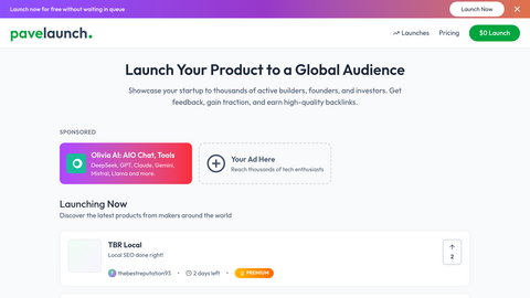 PaveLaunch