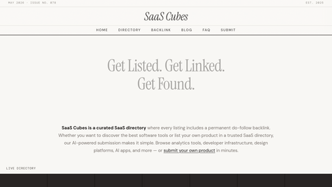 SaaS Cubes