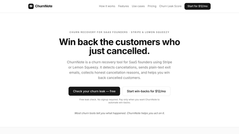 ChurnNote